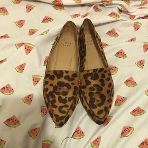 Leopard print casual shoes